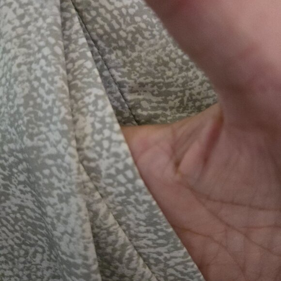 Athleta Venture Printed Jogger Pant Viper Gray Zip Pockets Size 8 - Picture 8 of 12